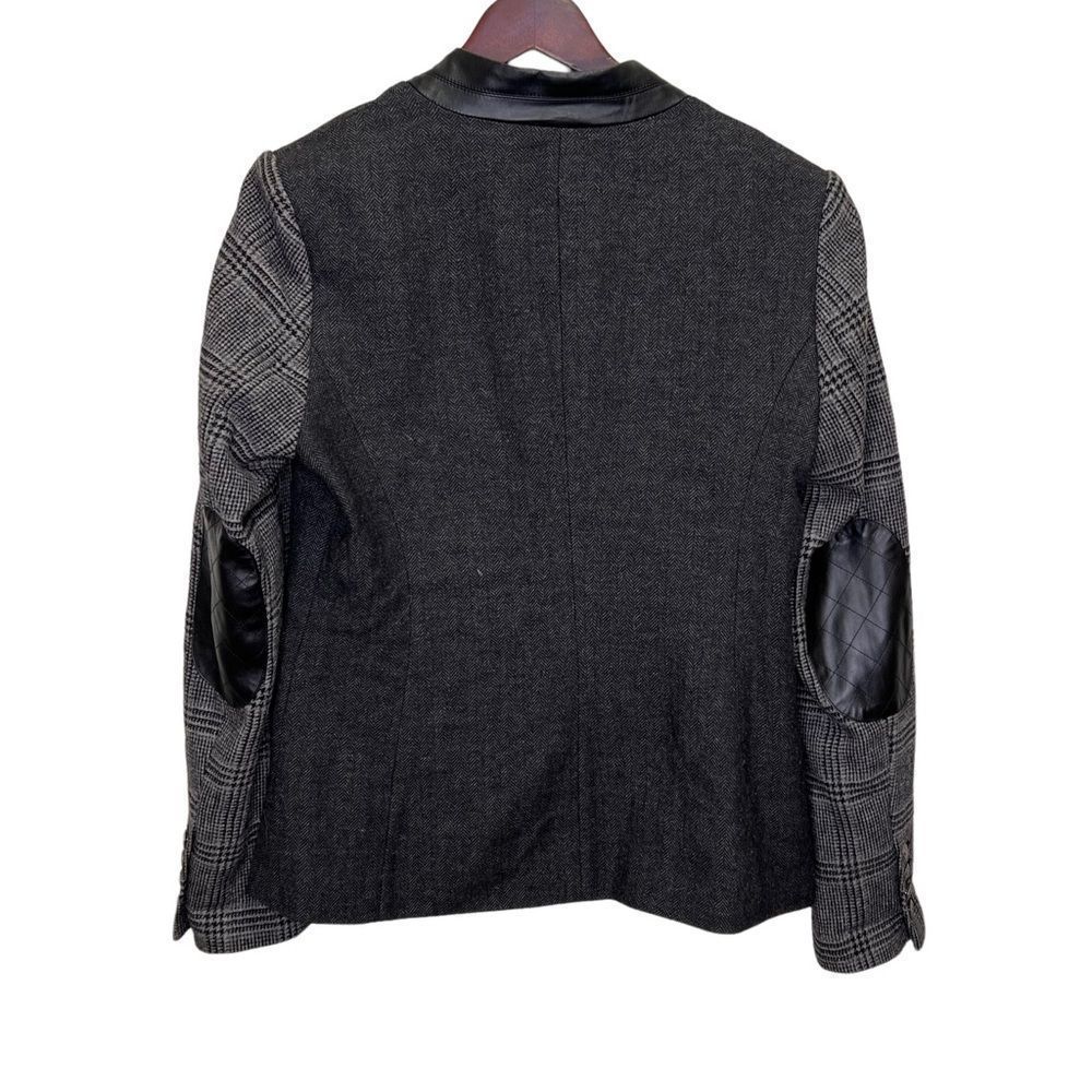 𝅺SMART Set Grey & Black Wool Blazer Size M - Picture 2 of 11